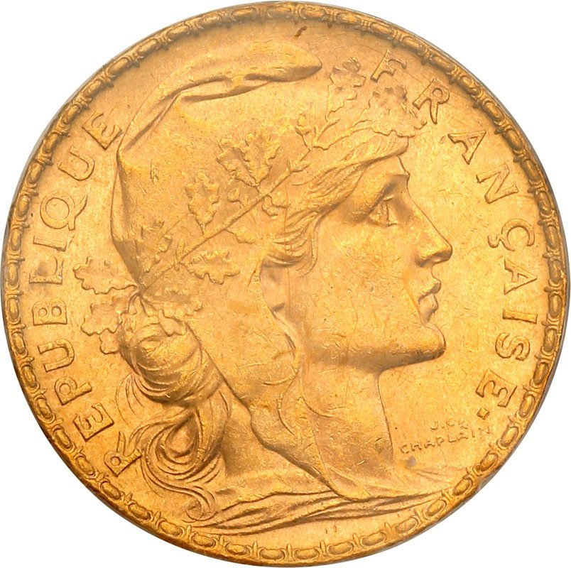 Francja 20 franków 1905 st.1